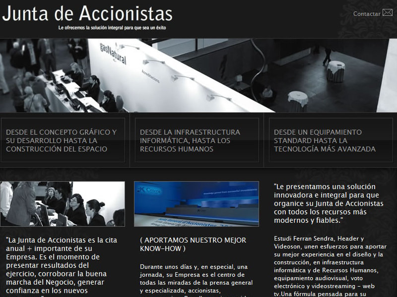 Web Junta de Accionistas