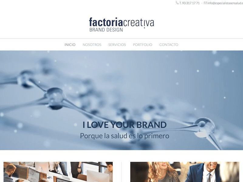 Web Especialistas en salud