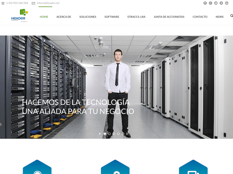 Web Header