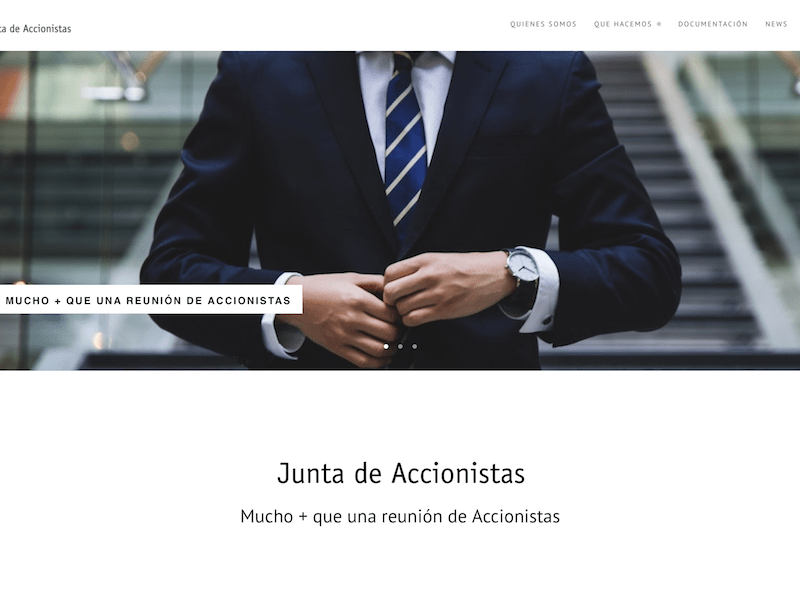 Web Junta de Accionistas